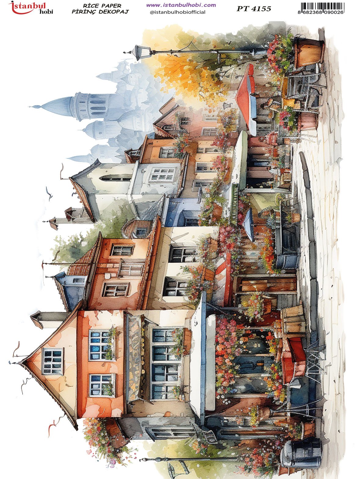 Pirinç Dekopaj Kağıdı 30x42cm PT-4155