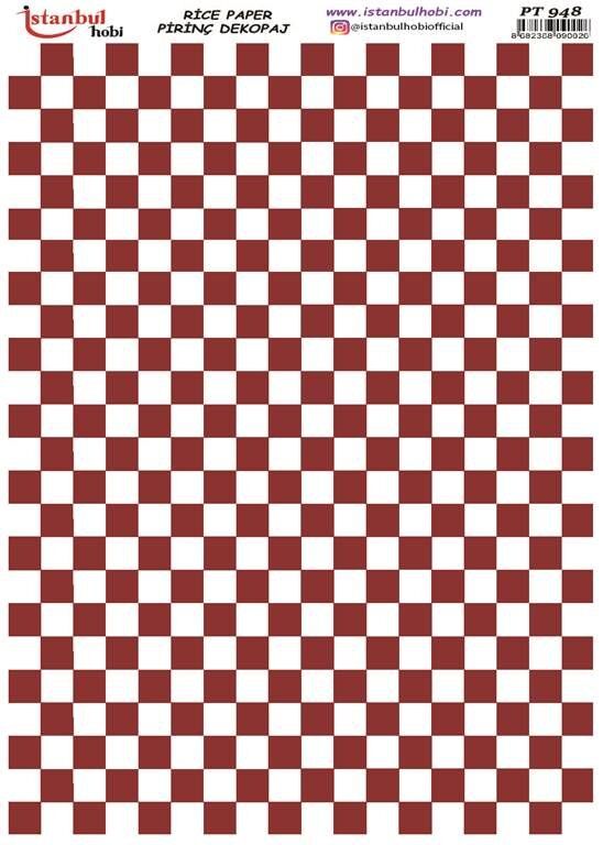 Pirinç Dekopaj Kağıdı 30x42cm PT-948