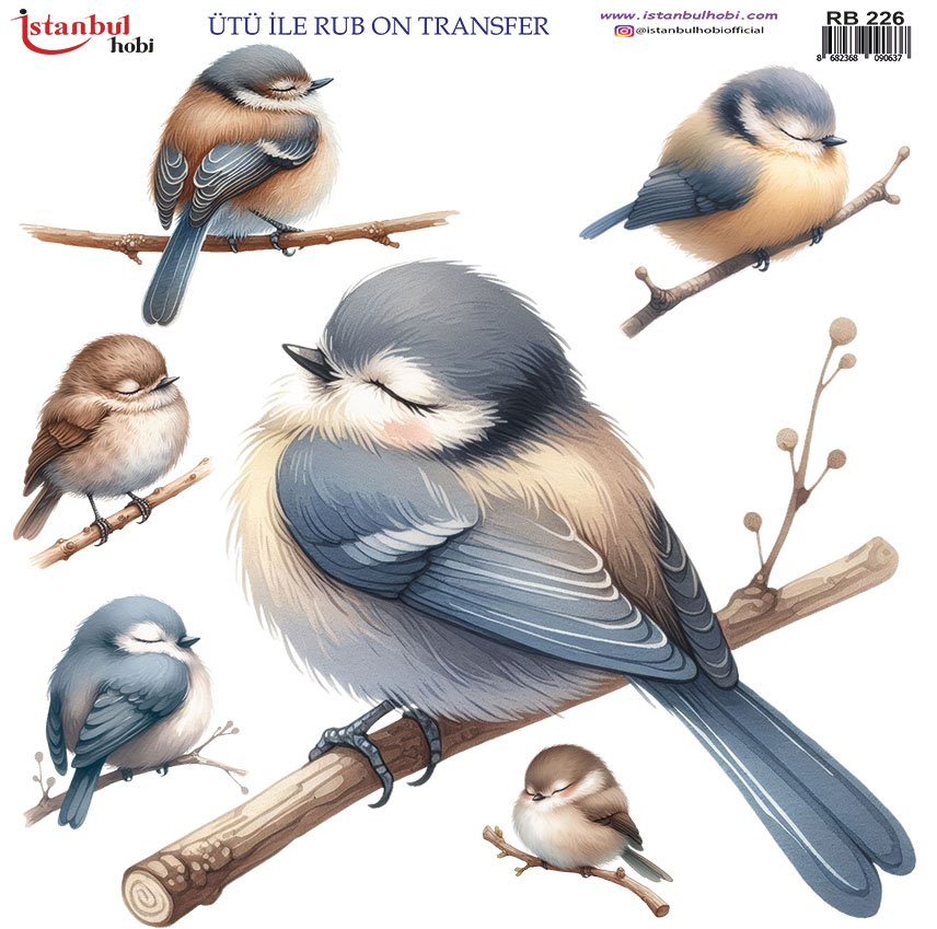 Ütü İle Rub On Transfer 30x30cm RB226