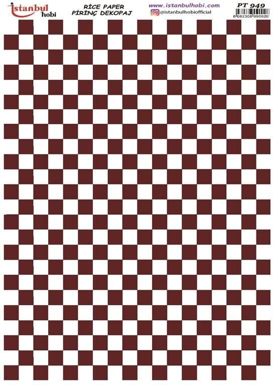 Pirinç Dekopaj Kağıdı 30x42cm PT-949