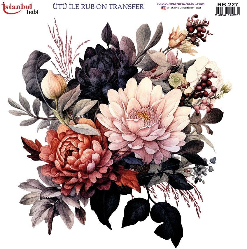 Ütü İle Rub On Transfer 30x30cm RB227