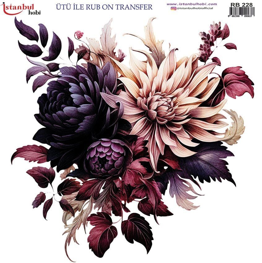 Ütü İle Rub On Transfer 30x30cm RB228