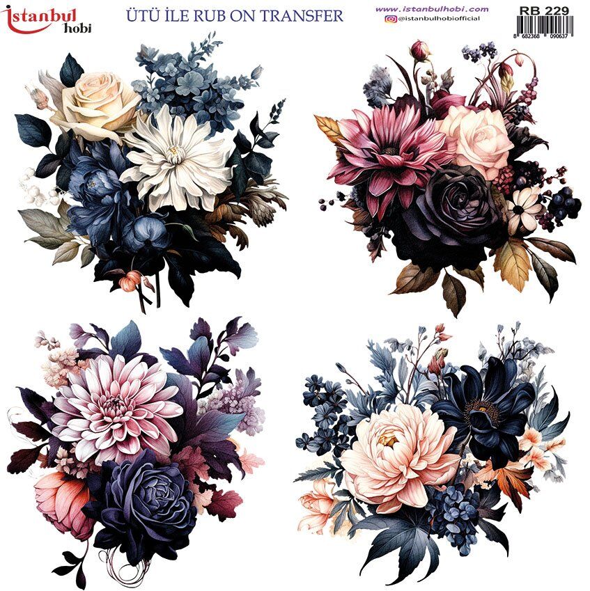 Ütü İle Rub On Transfer 30x30cm RB229