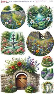 Ütü İle Rub On Transfer 30x50cm CK383