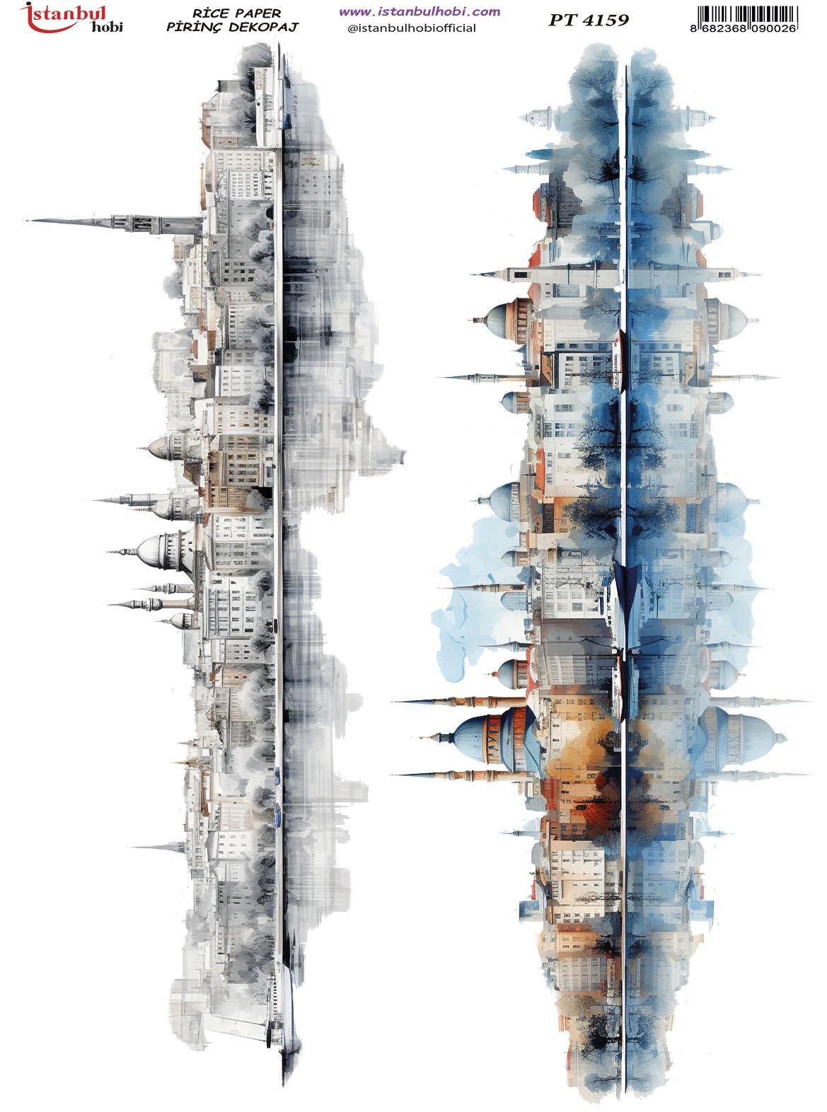 Pirinç Dekopaj Kağıdı 30x42cm PT-4159