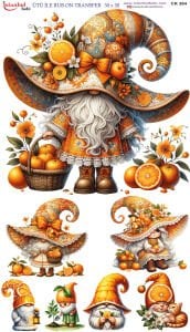 Ütü İle Rub On Transfer 30x50cm CK384