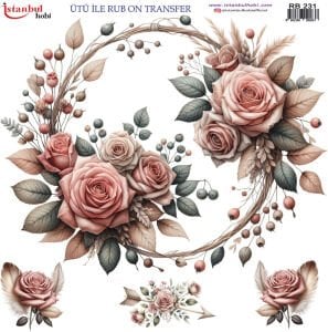 Ütü İle Rub On Transfer 30x30cm RB231