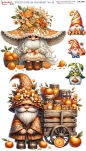 Ütü İle Rub On Transfer 30x50cm CK385