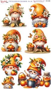 Ütü İle Rub On Transfer 30x50cm CK386