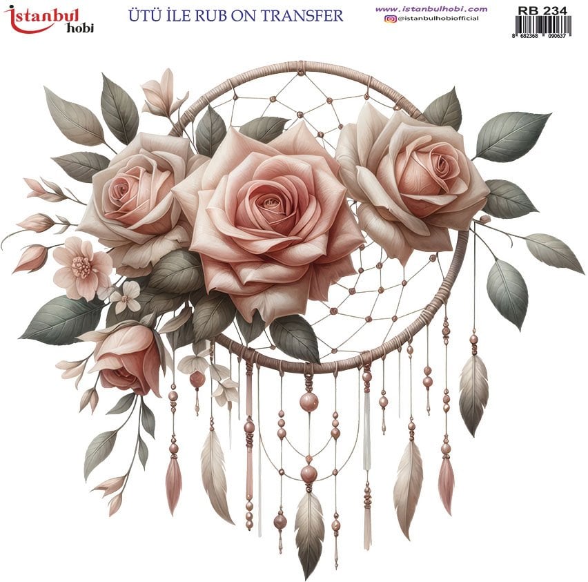 Ütü İle Rub On Transfer 30x30cm RB234