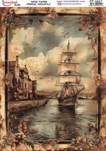 Pirinç Dekopaj Kağıdı 30x42cm PT-1957