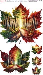 Ütü İle Rub On Transfer 30x50cm CK389