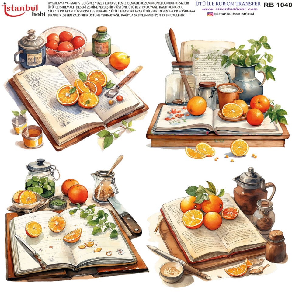 Ütü İle Rub On Transfer 30x30cm RB1040