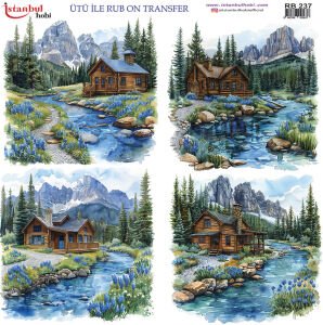 Ütü İle Rub On Transfer 30x30cm RB237