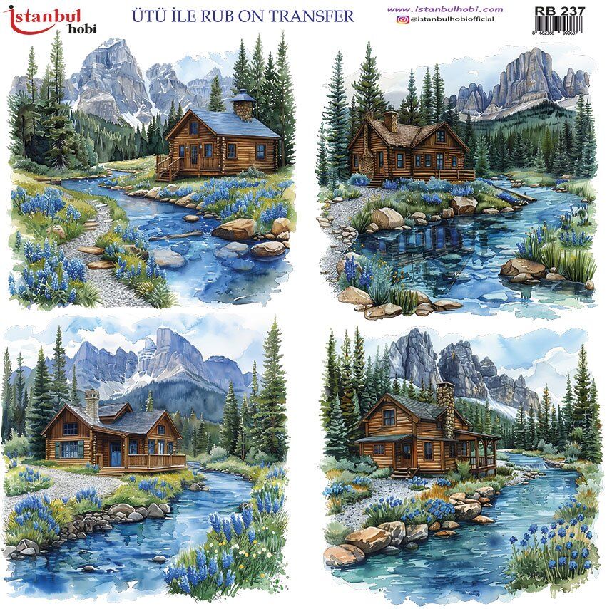 Ütü İle Rub On Transfer 30x30cm RB237