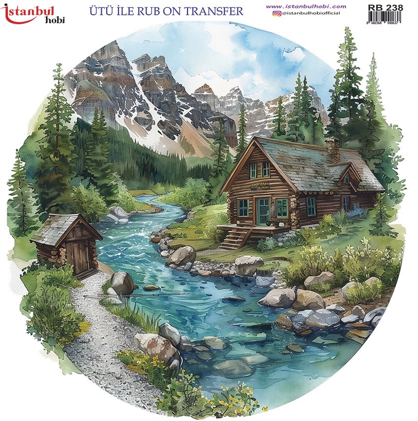 Ütü İle Rub On Transfer 30x30cm RB238