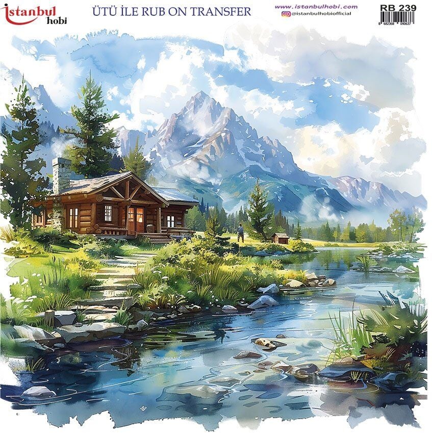 Ütü İle Rub On Transfer 30x30cm RB239