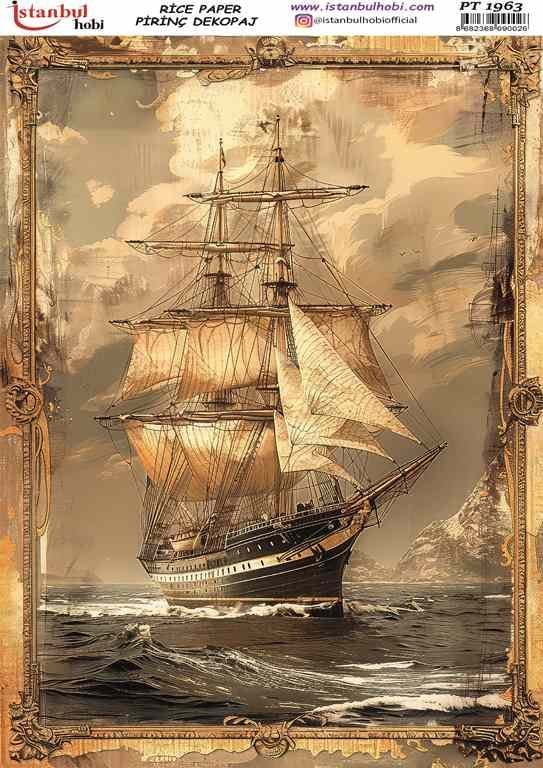 Pirinç Dekopaj Kağıdı 30x42cm PT-1963