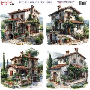 Ütü İle Rub On Transfer 30x30cm RB241