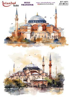 Sulu Transfer Kağıdı 25x35cm ST-1571