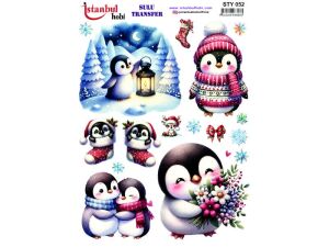 Yılbaşı Sulu Transfer Kağıdı 25x35cm STY-052