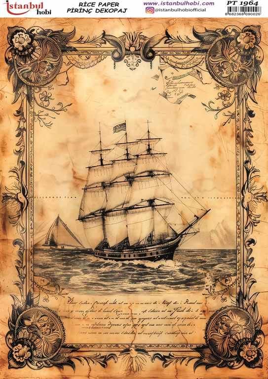 Pirinç Dekopaj Kağıdı 30x42cm PT-1964