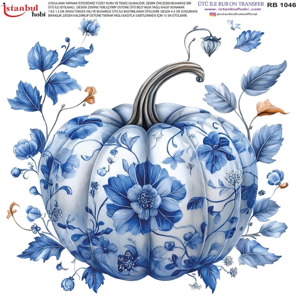 Ütü İle Rub On Transfer 30x30cm RB1046