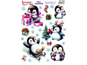 Yılbaşı Sulu Transfer Kağıdı 25x35cm STY-053