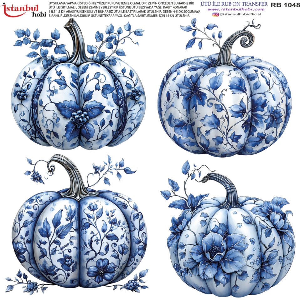 Ütü İle Rub On Transfer 30x30cm RB1048