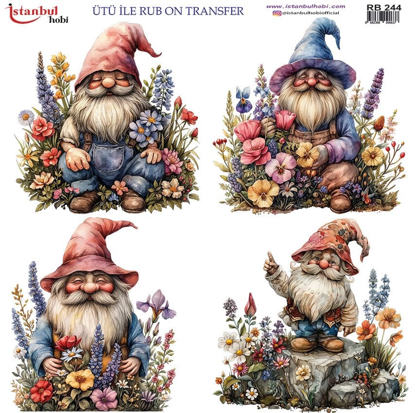 Ütü İle Rub On Transfer 30x30cm RB244