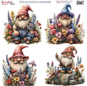 Ütü İle Rub On Transfer 30x30cm RB244