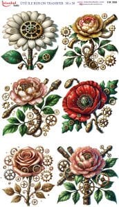 Ütü İle Rub On Transfer 30x50cm CK398