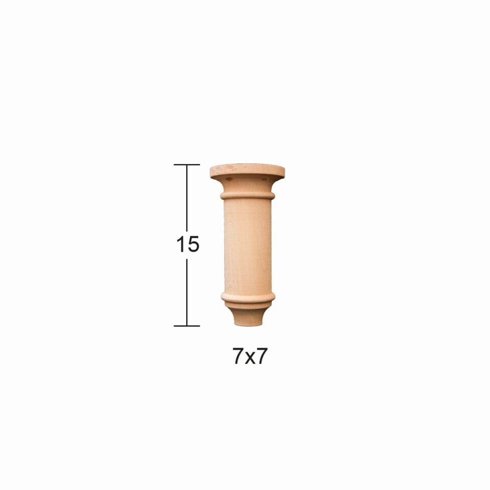 Ahşap Mobilya Ayağı 15cm Gürgen Ağacı FT28