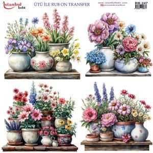 Ütü İle Rub On Transfer 30x30cm RB247