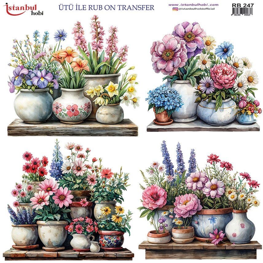 Ütü İle Rub On Transfer 30x30cm RB247