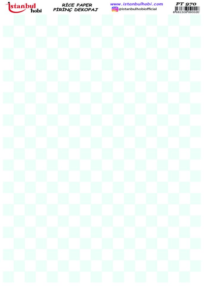 Pirinç Dekopaj Kağıdı 30x42cm PT-970