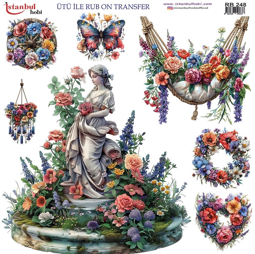 Ütü İle Rub On Transfer 30x30cm RB248