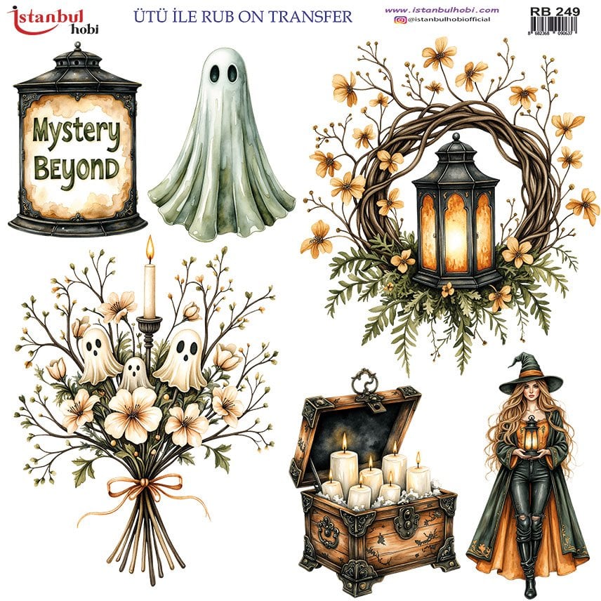 Ütü İle Rub On Transfer 30x30cm RB249