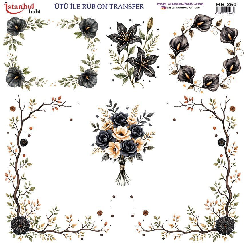 Ütü İle Rub On Transfer 30x30cm RB250
