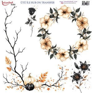Ütü İle Rub On Transfer 30x30cm RB251