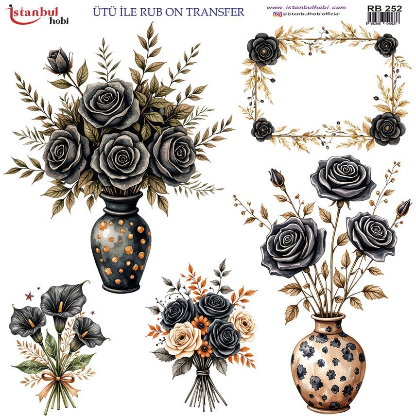 Ütü İle Rub On Transfer 30x30cm RB252