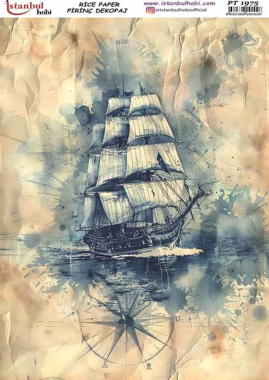 Pirinç Dekopaj Kağıdı 30x42cm PT-1975