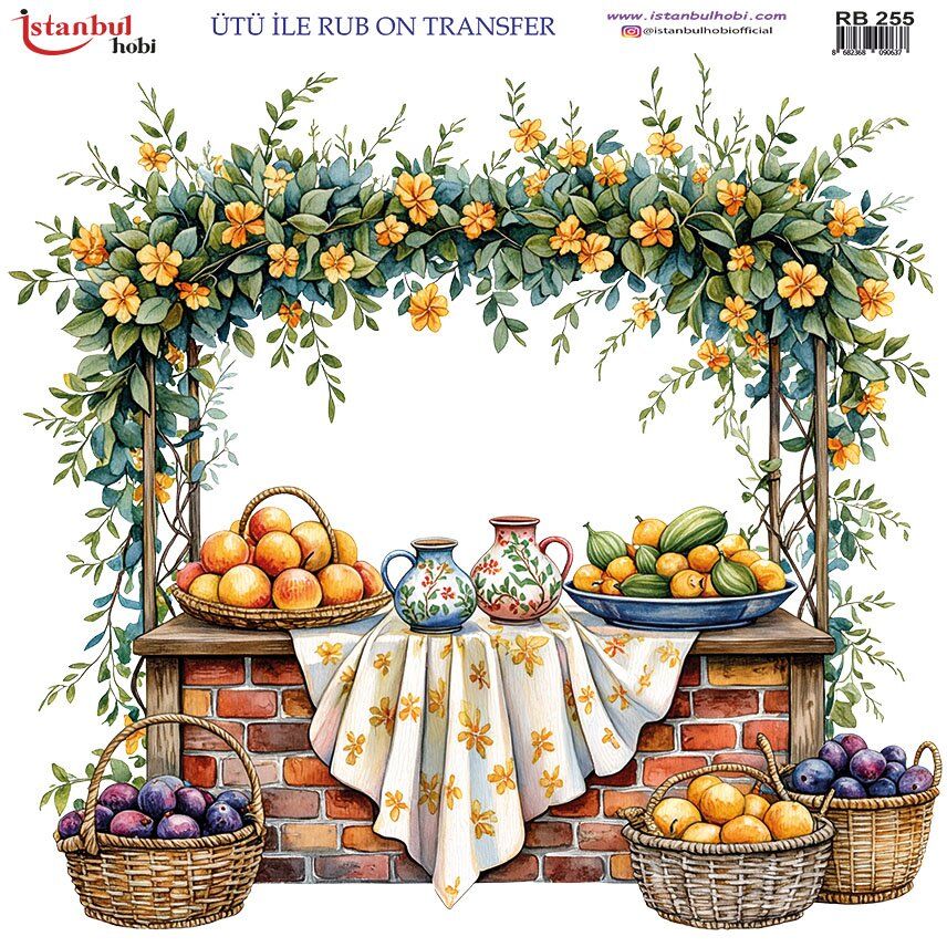 Ütü İle Rub On Transfer 30x30cm RB255