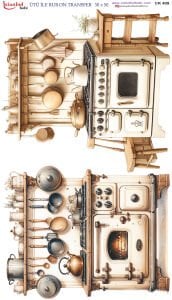 Ütü İle Rub On Transfer 30x50cm CK409