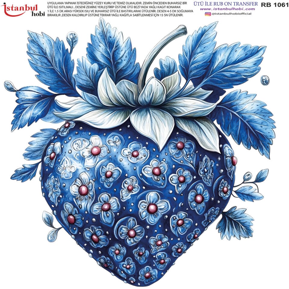 Ütü İle Rub On Transfer 30x30cm RB1061