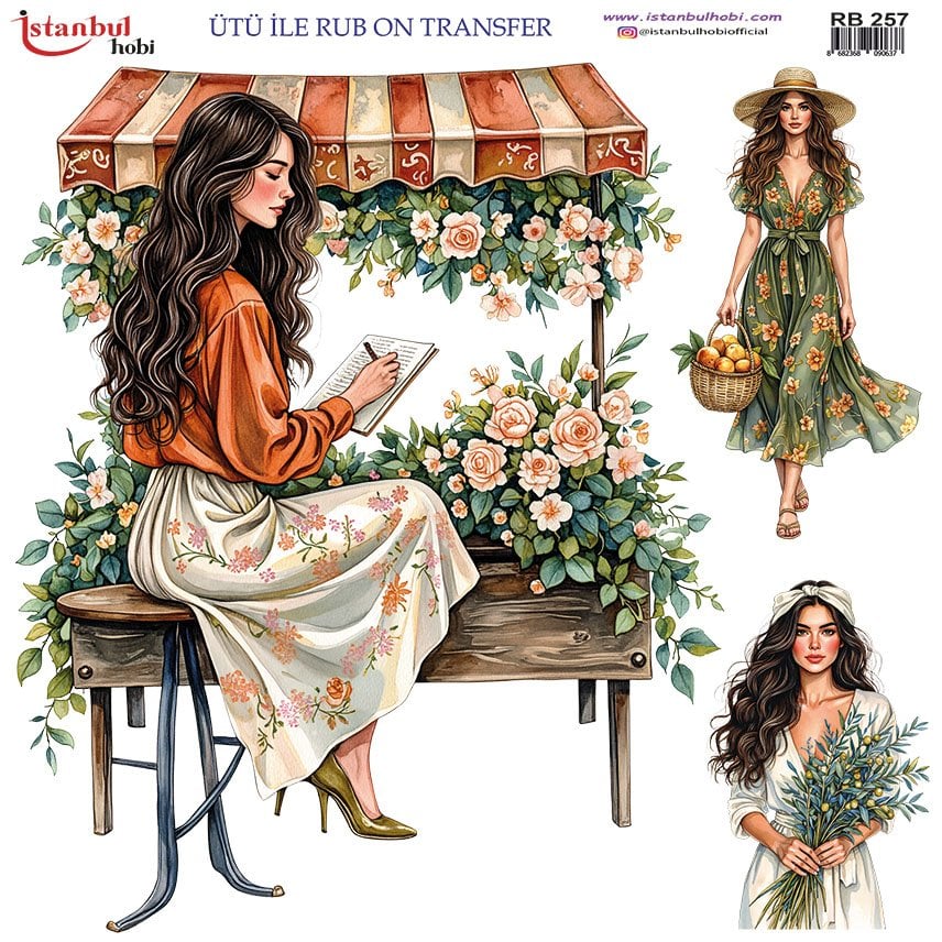Ütü İle Rub On Transfer 30x30cm RB257