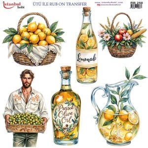 Ütü İle Rub On Transfer 30x30cm RB258