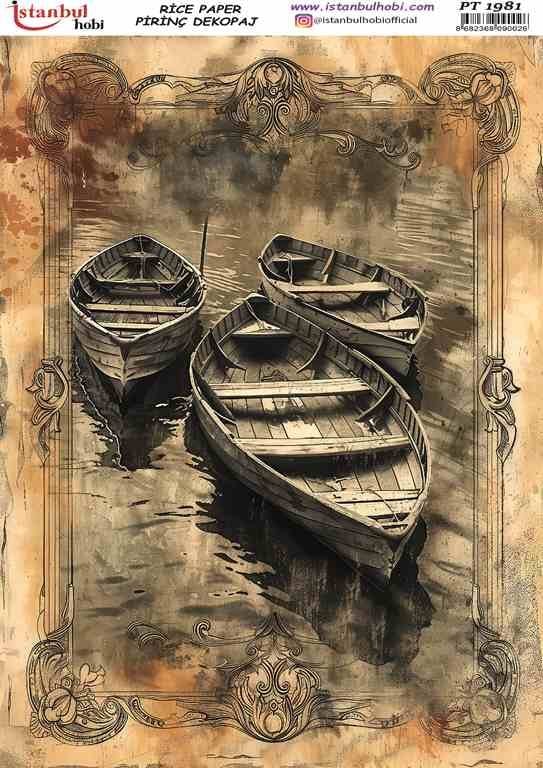 Pirinç Dekopaj Kağıdı 30x42cm PT-1981