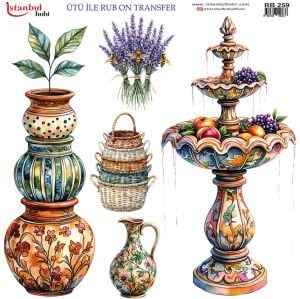 Ütü İle Rub On Transfer 30x30cm RB259