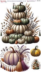 Ütü İle Rub On Transfer 30x50cm CK413